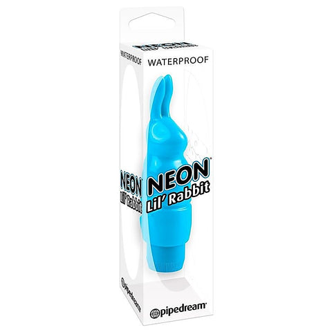 Neon Lil Rabbit Waterproof Massager by Pipedream