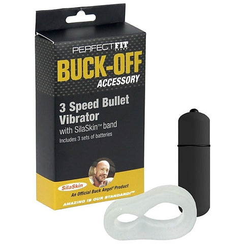 Buck-Off 3 Speed Bullet Vibrator by Perfect Fit
