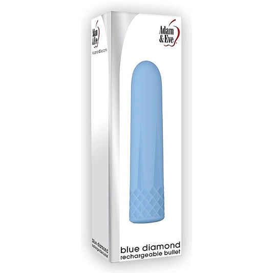 Blue Diamond Rechargeable Vibrating Bullet by Adam & Eve
