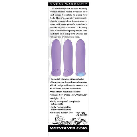 Purple Haze Rechargeable Bullet by Evolved