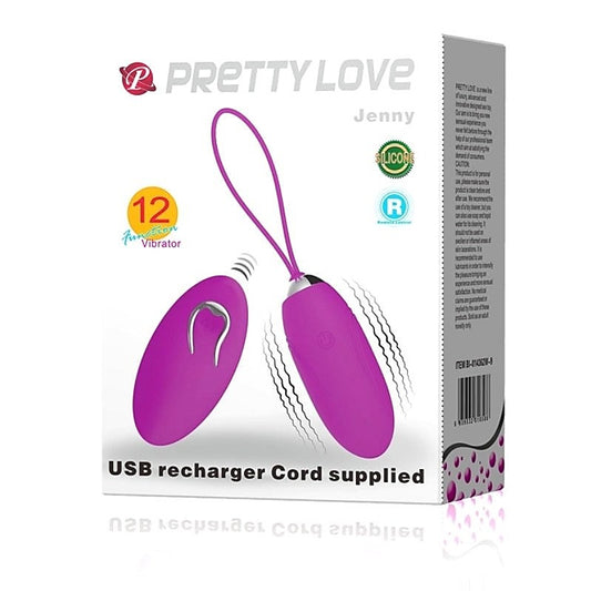 Pretty Love Jenny Wireless Remote Vibrating Egg by Baile