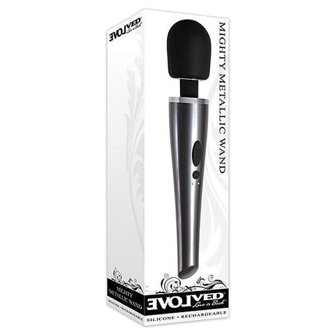 Mighty Metallic Pleasure Wand by Evolved