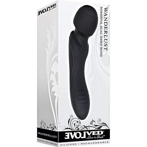 Wanderlust Dual-Sided Wand Vibrator by Evolved