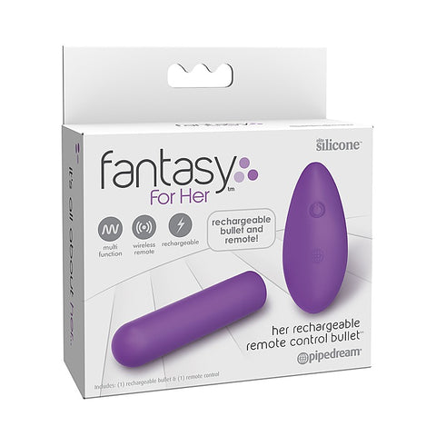 Fantasy for Her Rechargeable Remote Control Bullet Vibe
