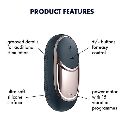 Dark Desire Layon 15 Functions Clitoral Massager
