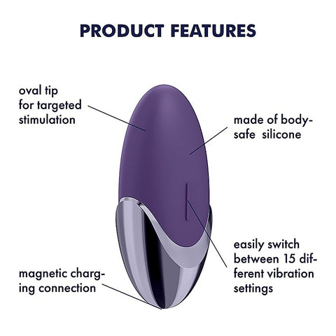Purple Pleasure Clitoral Vibrator by Satisfyer
