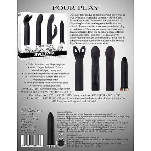 Four-in-One Pleasure Stimulator by Evolved