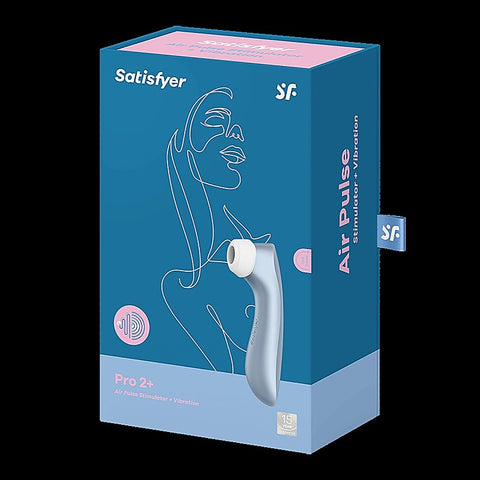 Pro 2+ Air Pulse Vibrating Clitoral Stimulator By Satisfyer