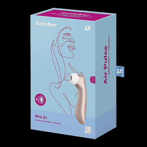 Pro 2+ Air Pulse Vibrating Clitoral Stimulator By Satisfyer