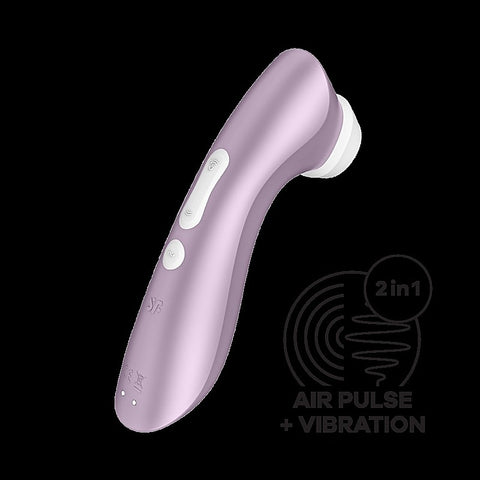 Pro 2+ Air Pulse Vibrating Clitoral Stimulator By Satisfyer