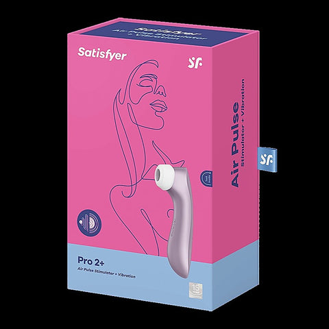 Pro 2+ Air Pulse Vibrating Clitoral Stimulator By Satisfyer