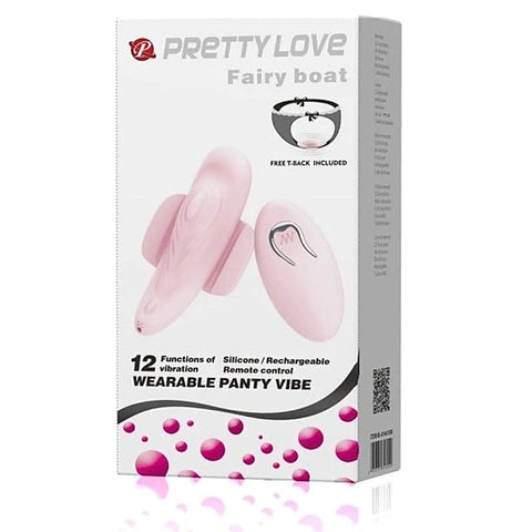Pretty Love Fairy Boat Wearable Panty Vibe by Baile