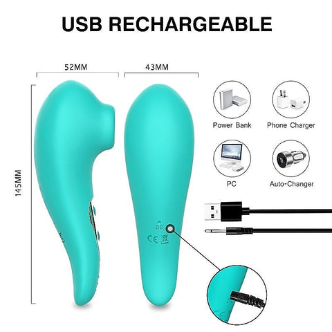 Joyce Clitoral Stimulator Teal by Winyi