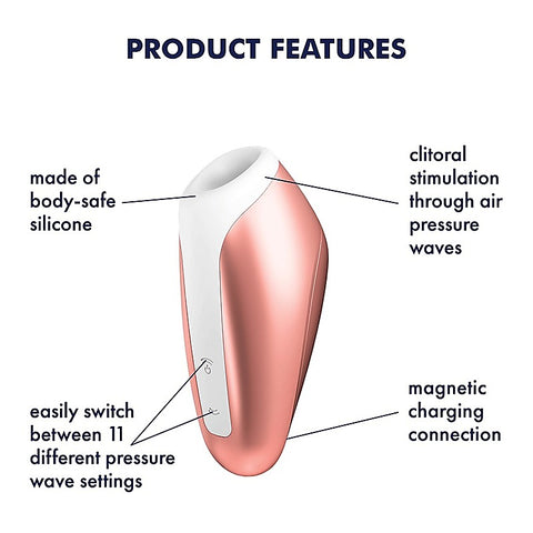 Love Breeze Air Pulse 11 Functions Clitoral By Satisfyer