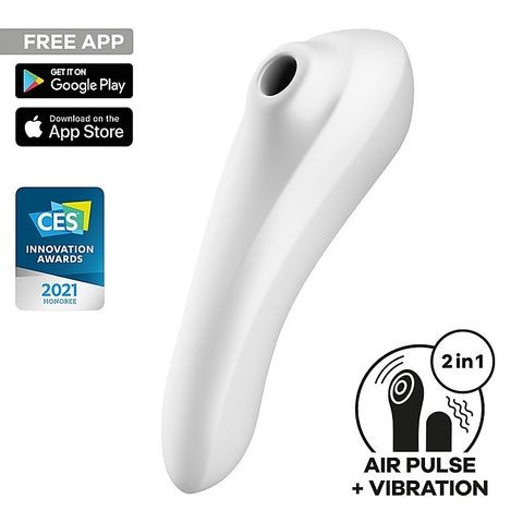 Dual Pleasure Air Pulse Clitoral and G Spot Vibrator