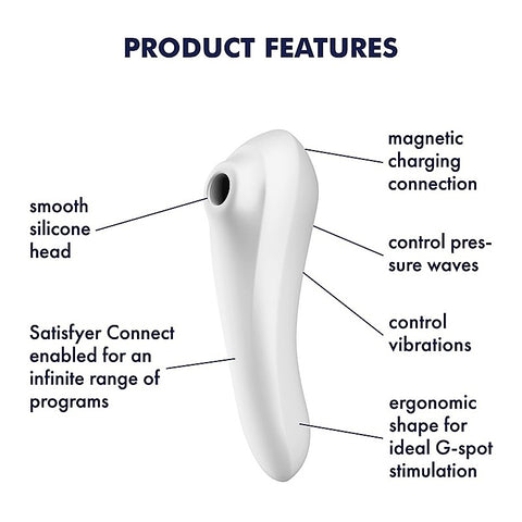 Dual Pleasure Air Pulse Clitoral and G Spot Vibrator