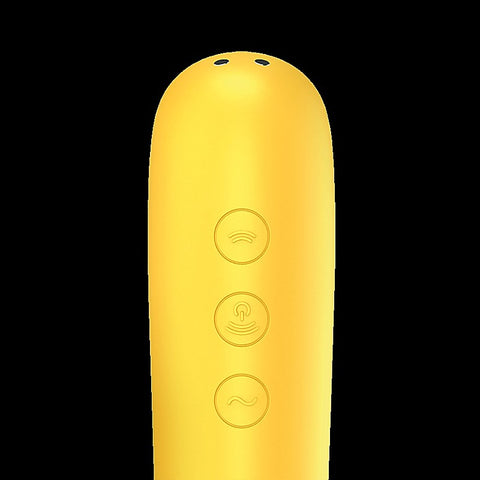 Dual Love Air Pulse Multi Functions Clitoral Massager