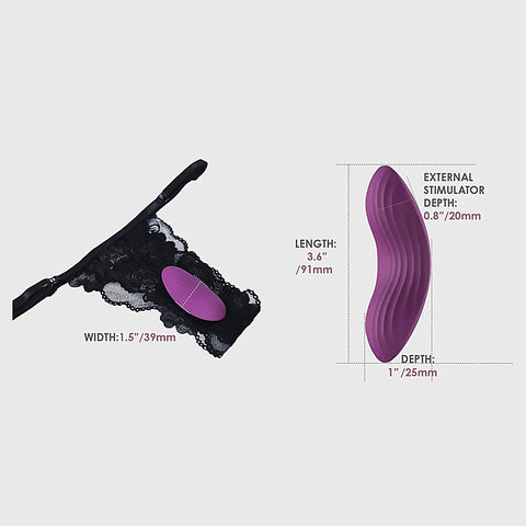 Edeny App Controlled Clitoral Panty Vibrator by Svakom