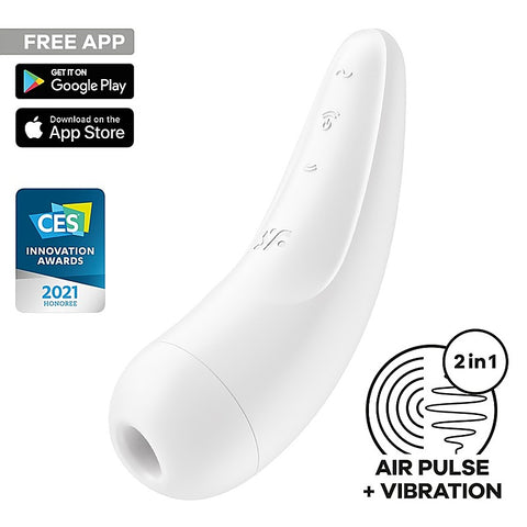 Curvy 2+ Mobile App Connected Clitoral Massager by Satisfyer