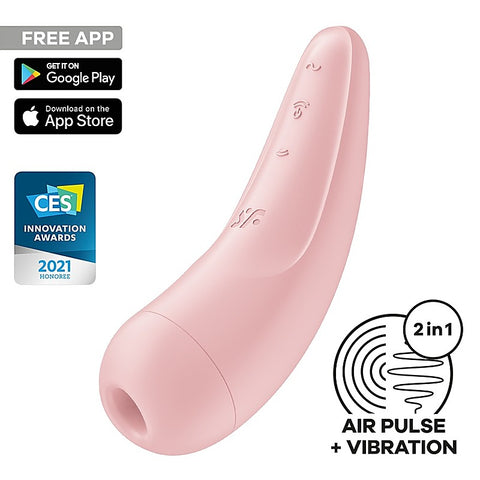 Curvy 2+ Mobile App Connected Clitoral Massager by Satisfyer