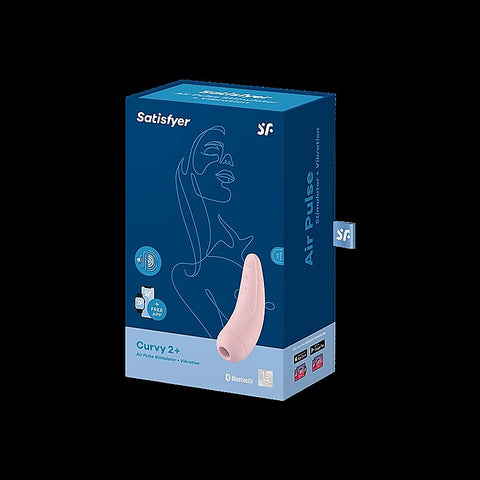 Curvy 2+ Mobile App Connected Clitoral Massager by Satisfyer