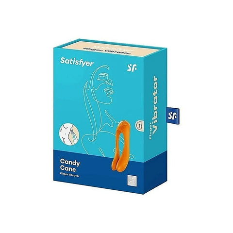 Candy Cane Waterproof Full Body Finger Vibrator by Satisfyer