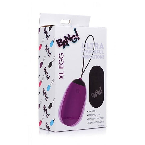 Bang! XL Silicone Vibrating Egg by XR Brands
