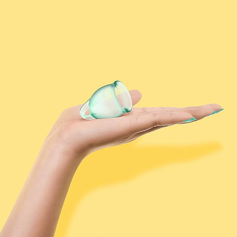 Feel Confident Silicone Menstrual Cups Set of 2 Condom