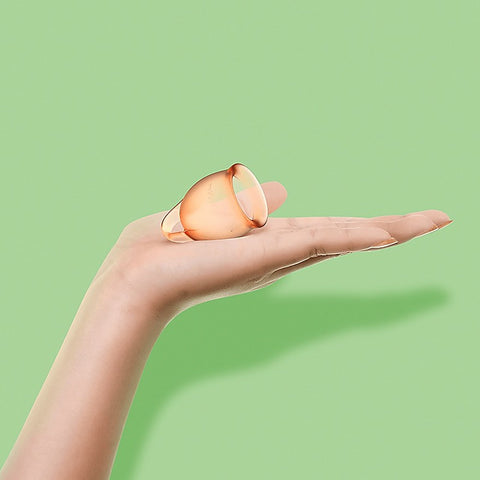 Feel Confident Silicone Menstrual Cups Set of 2 Condom