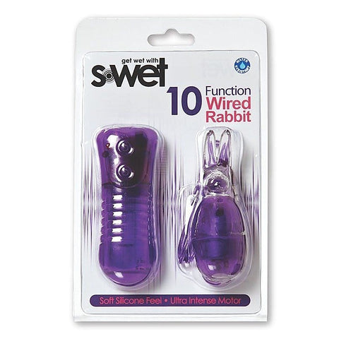 S-Wet Wired Rabbit Ear Massager by Nu Sensuelle