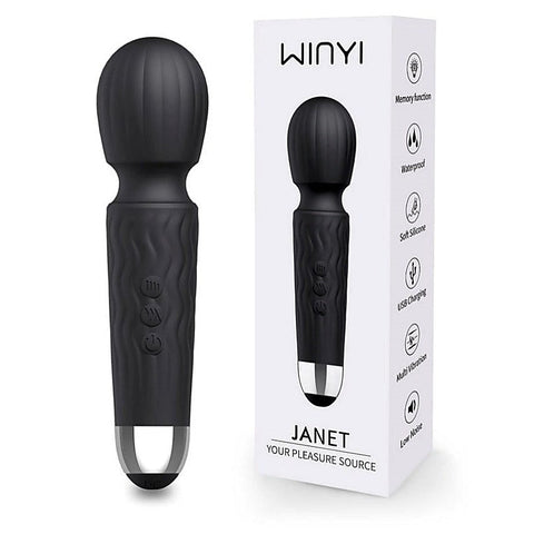 Janet Vibrating Pleasure Mini Wand by Winyi