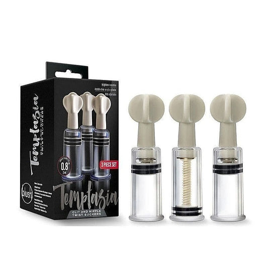 Clit & Nipple Twist Suckers by Blush Novelties