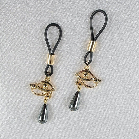 Horus Eyes Breast Jewel by Sylvie Monthule
