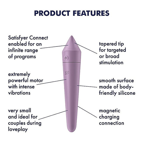 Ultra Power Bullet 8 App Controlled by Satisfyer