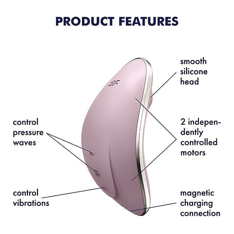 Vulva Lover 1 Air Pulse Clitoral Massager by Satisfyer