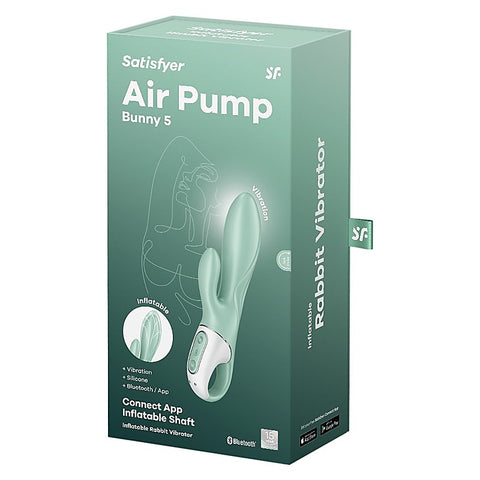 Air Pump Bunny 5 Inflatable Rabbit Vibrator by Satisfyer