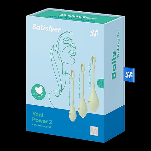 Yoni Power 2 Silicone Kegel Exerciser Balls by Satisfyer