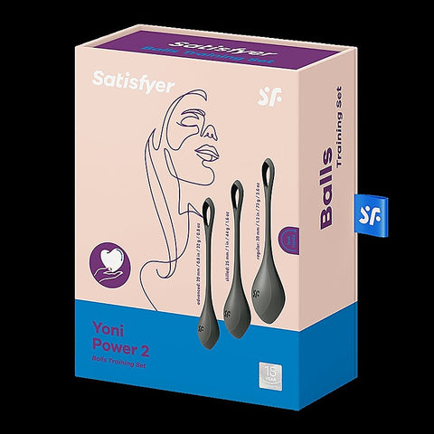 Yoni Power 2 Silicone Kegel Exerciser Balls by Satisfyer