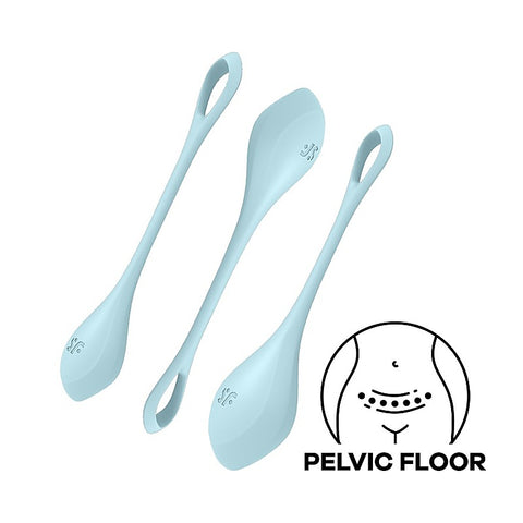 Yoni Power 2 Silicone Kegel Exerciser Balls by Satisfyer