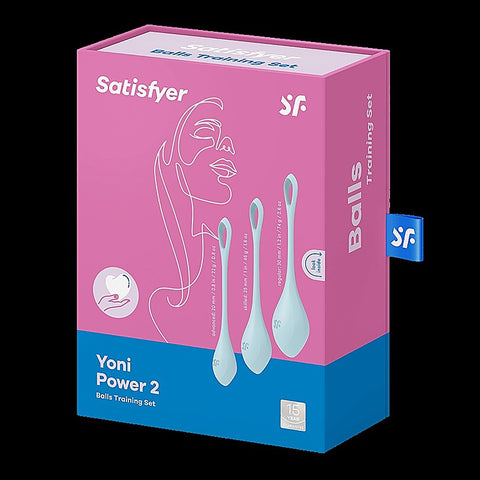 Yoni Power 2 Silicone Kegel Exerciser Balls by Satisfyer