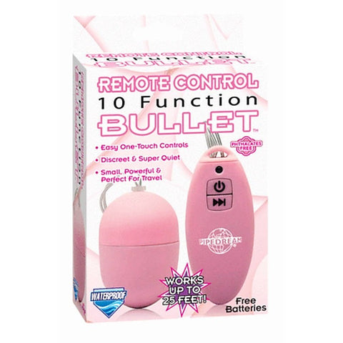Remote Control 10 Function Bullet Vibrator by Pipedream