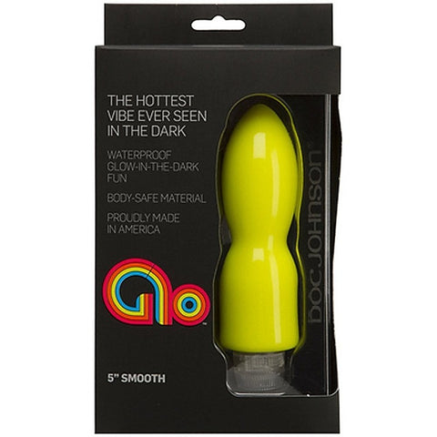GLO 5 Inches Smooth Bullet Vibrator by Doc Johnson