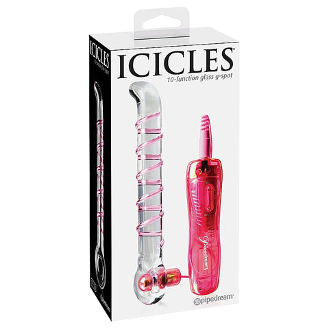 Icicles No. 04 10 Functions Glass G Spot Wand