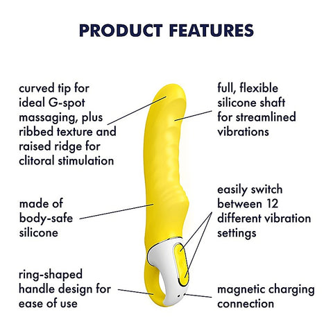 Yummy Sunshine 12 Functions Curved G Spot Massager
