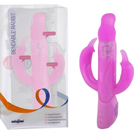 Bendable Rabbit Triple Vibrator by Seven Creations