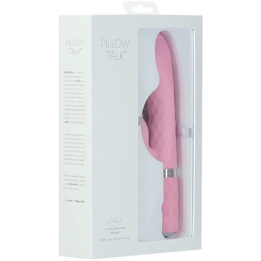 Pillow Talk Lively Dual-Motor Vibrator by BMS Factory