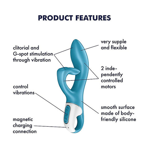 Embrace Me Flexible and Rechargeable Rabbit Vibrator