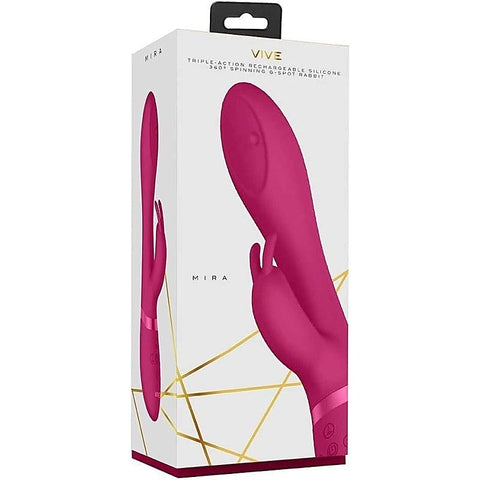 Vive Mira Spinning G-Spot Rabbit by Shots Toys