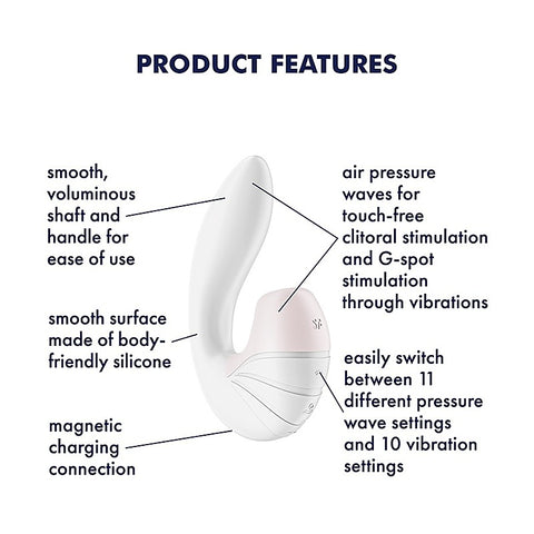 Supernova Air Pulse Clitoral and G Spot Vibrator