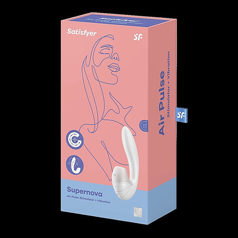 Supernova Air Pulse Clitoral and G Spot Vibrator